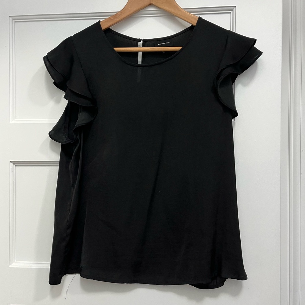BOGO black silky top